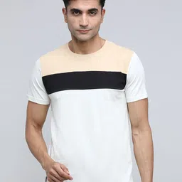 MaverIQ Men Colourblocked Round Neck Cotton T-shirt-picture-26
