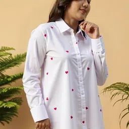 perfect productions Women Regular Fit Printed Spread Collar Casual Shirt image 4