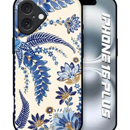 QRIOH Floral Printed iPhone 16 Plus Back Case Mobile Accessories image 2