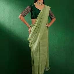 DIVASTRI Solid Saree with Blouse Piece-picture-41