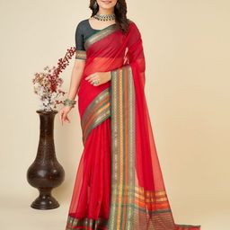 Suha Embellished Woven Design Zari Kota Saree-picture-12
