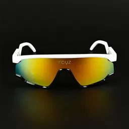 Irayz Men Sports Sunglasses with Polarized UV-Protected Lens 5010-White-picture-44
