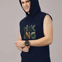LEON Men Printed Hooded Sweatshirt image 5