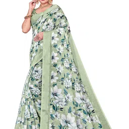 Lichee Floral Printed Saree-picture-17