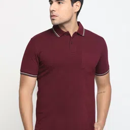 Masculino Latino Polo Collar Cotton T-shirt image 1