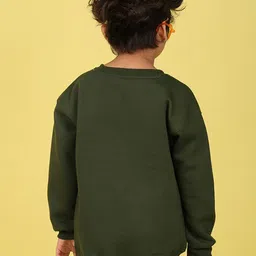 NUSYL Boys Graphic Printed Oversized Round Neck Pullover Sweatshirt image 5