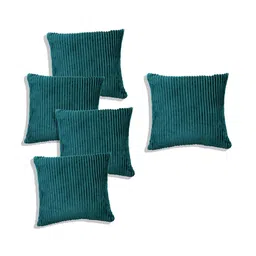RD TREND Green Set of 5 Striped Square Cushion Covers image 2
