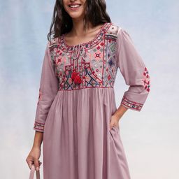 Vishudh Women's A-Line Mini Dress-picture-24