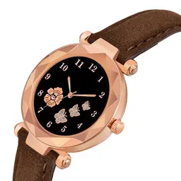 CERO Girls Pack Of 2 Leather Straps Analogue Multi Function Watch Com2-FBF223 image 4