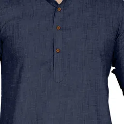 ZELINCO Men Thread Work Kurta image 3