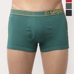 Sporto by Macho Pack Of 4 Mid Rise Trunk-picture-10