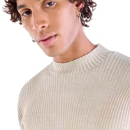 Bewakoof Men Striped Pullover image 2