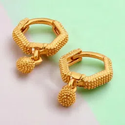 SHREE KRISHNA SHOPPING Gold-Plated Brass Earrings image 1