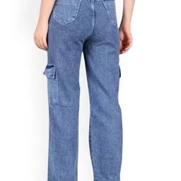 Dream Girl Women Straight Fit High-Rise Highly Distressed Stretchable Jeans image 3