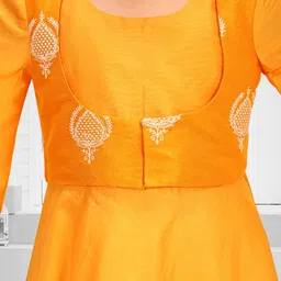 Pragya Exclusive Girls Ethnic Motifs Printed Regular Kurta with Trousers & With Dupatta image 5