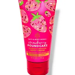 Bath & Body Works Strawberry Pound Cake Travel Size Ultimate Hydration Body Cream - 70g-picture-28