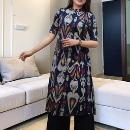 Moda Rapido Women Printed Viscose Rayon Kurta Sets-picture-16