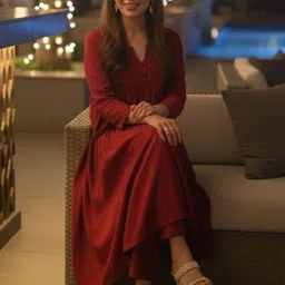 Anni Designer Women Empire Kurta with Trousers-image-11