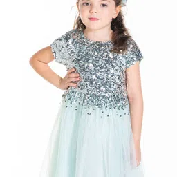 Cherry Crumble Embellished Net Fit & Flare Dress-picture-51