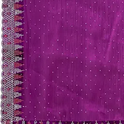 Leelavati Embellished Beads and Stones Organza Saree image 3