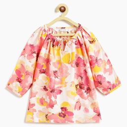 Campana Floral Print Tie-Up Neck Top-picture-32