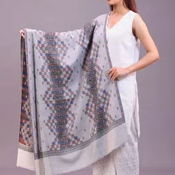 SWI Stylish Women Floral Woven Design Shawl image 3