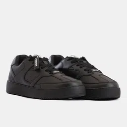 WROGN Men Solid Round Toe Lace-Ups Sneakers image 2