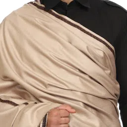 Royal-E-Kashmir Wool Embroidered Men Shawl image 3