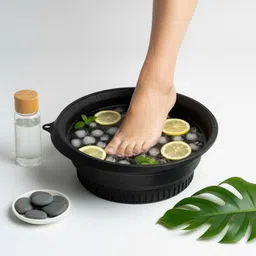 narv Silicone Massage Bowl Foldable Silicone Ice Facial Bowl with Tray – Portable Cold Therapy & Spa Tool-picture-38