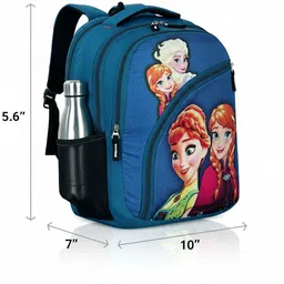 zerus frozen cartoon kids backpack for girls with stylish design multi compartments Waterproof School Bag image 3
