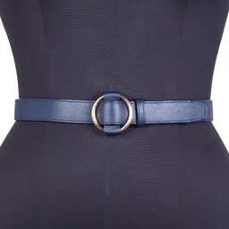loopa Women Formal Blue Synthetic Belt image 4