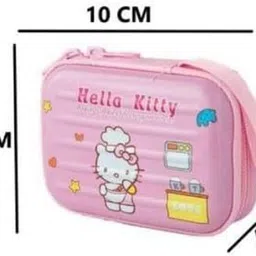 jyoti collection KITTY Cute Kitty Eva Coin Pouch Wallet Purse for Girls Gifting Art EVA Pencil Box image 2