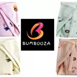 bumbooza Babies Cotton Cloth Nappy U Shaped Washable and Reusable Nappies Pack of 4-picture-10