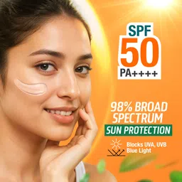 himalaya Sunscreen - SPF 50 PA++++ Sun Protect+ Ultra Light Sunscreen Light Tint image 4
