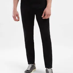 levi's Men Tapered Fit Mid Rise Black Jeans image 1