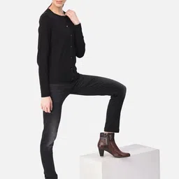 Woods Women Black Cardigan image 4