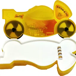 gift collection HY A Buzza-Yellow Motorcycle Art Plastic Pencil Box image 2