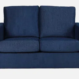 woodsworth from pepperfry Milano Fabric 2 Seater Sofa In Blue Colour image 5