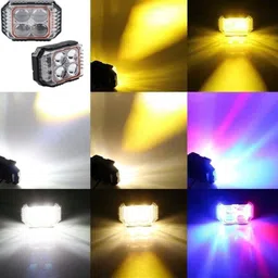 bikebloom LED Fog Lamp Unit for KTM, Honda, TVS, Royal Enfield, Hero Universal For Car image 3