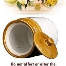 baluda Ceramic Pickle Jar- 1000 ml image 5