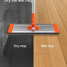 widria Flat Microfiber Mop for Floor Cleaning,Fully stainless steel & microfiber Refil Wet & Dry Mop image 3