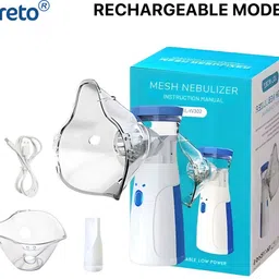 CRETO JSL-W302 Mesh Nebulizer Rechargeable for Kids/Adults (Built-in Battery) Nebulizer-picture-38