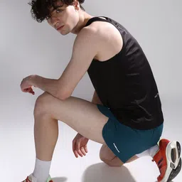 AGUANTE Men Solid Round Neck Sleeveless Tank Innerwear Vests image 4