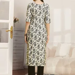 7Threads Women Ethnic Motifs Printed Regular Kurta with Trousers image 4