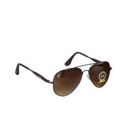 PIRASO Unisex Aviator Sunglasses with UV Protected Lens 3026 BROWN V S BROWN B-picture-19