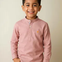 Lagorii Boys Long Sleeves Cotton Shirt-picture-13