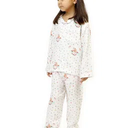 Snuggly Spaces Unisex Kids Graphic Printed Shirt & Pyjamas Night suit image 2
