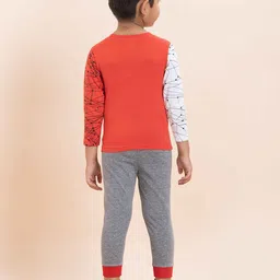 YK X JUST KiDDiNG Boys Printed T-shirt with Trousers image 3