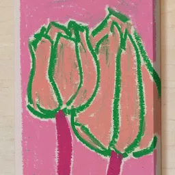 ASIAN MONK Multicoloured Wood Floral and Botanical Wall Art image 4