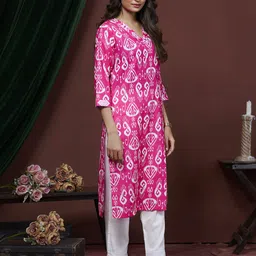 SHREE LAXMINARAYAN EXPORT Printed Straight Kurta image 5